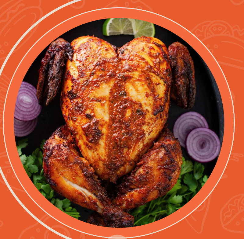 Flame grilled chicken