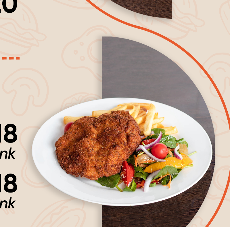 Schnitzel plate